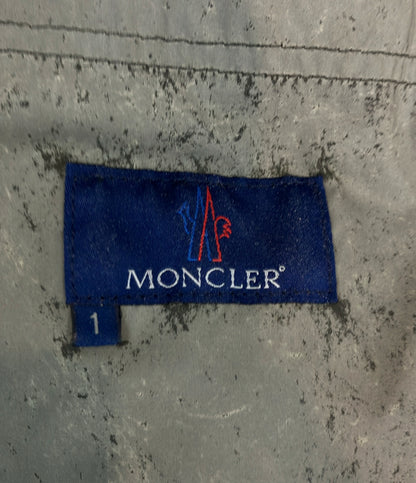 訳あり MONCLER ナイロンジャケット ブルゾン ハーフジップ フード付き レディース SIZE 1 (S) モンクレール