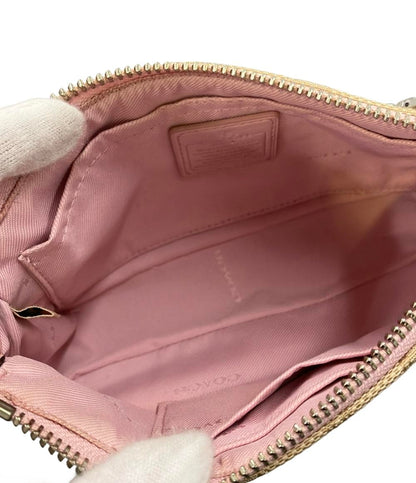 COACH ハンドバッグ アクセサリーポーチ シグネチャー 64877 レディース コーチ