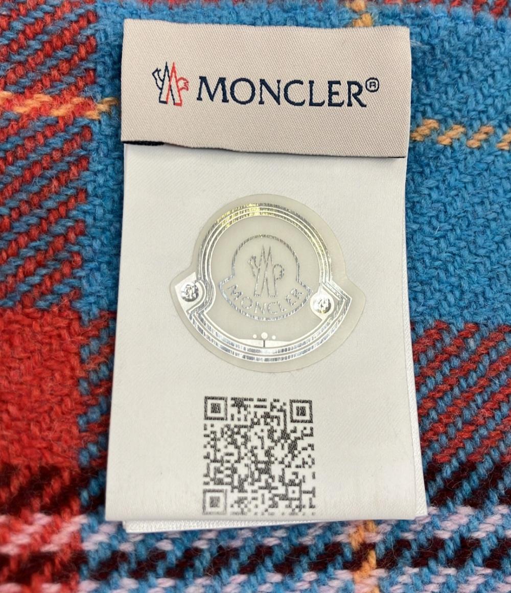 美品 モンクレール ロゴマフラー レディース MONCLER