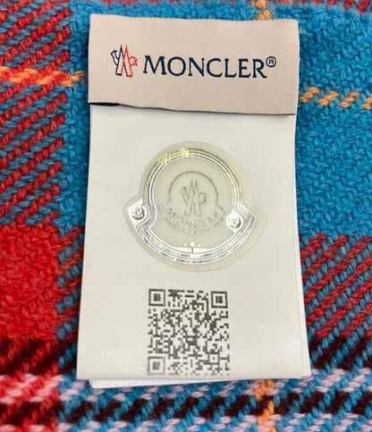 美品 モンクレール ロゴマフラー レディース MONCLER