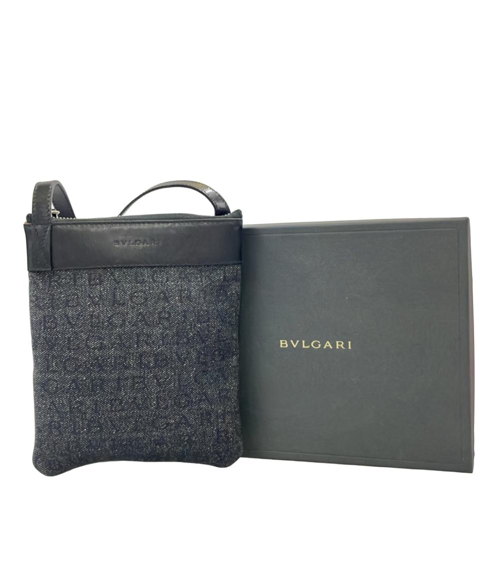 BVLGARI ショルダーバッグ 斜め掛け ロゴマニア レディース メンズ