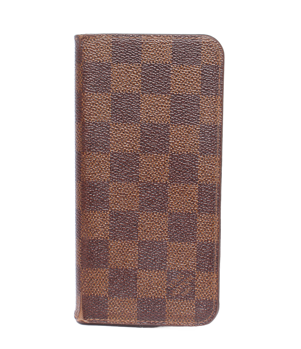 LOUIS VUITTON iPhoneケース iPhone 7 Plus iPhone 8 Plus iPhone 7+ & 8+ フォリオ ダミエ エベヌ N63404 レディース メンズ ルイ・ヴィトン