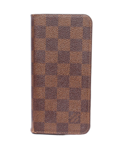 LOUIS VUITTON iPhoneケース iPhone 7 Plus iPhone 8 Plus iPhone 7+ & 8+ フォリオ ダミエ エベヌ N63404 レディース メンズ ルイ・ヴィトン