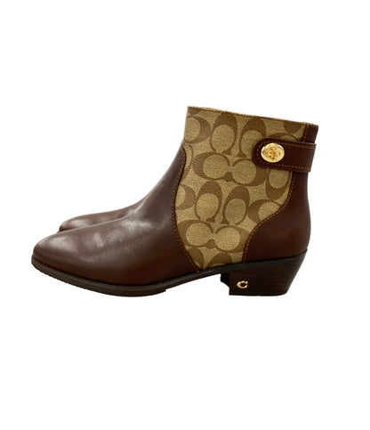 COACH ショートブーツ サイドジップ レディース SIZE US 8 C (25cm) コーチ