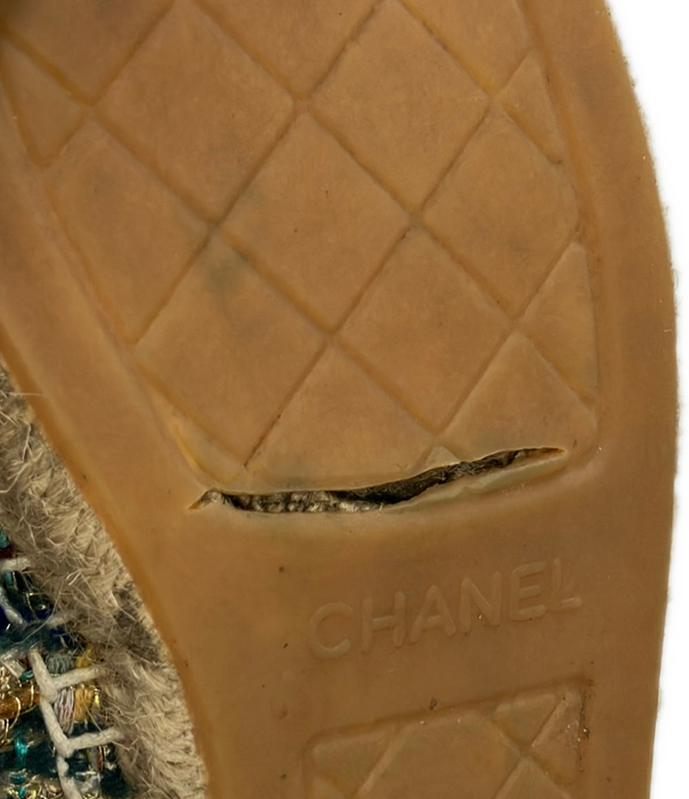 訳あり CHANEL エスパドリーユ ZG 29762 レディース SIZE 35 (22.5cm) シャネル
