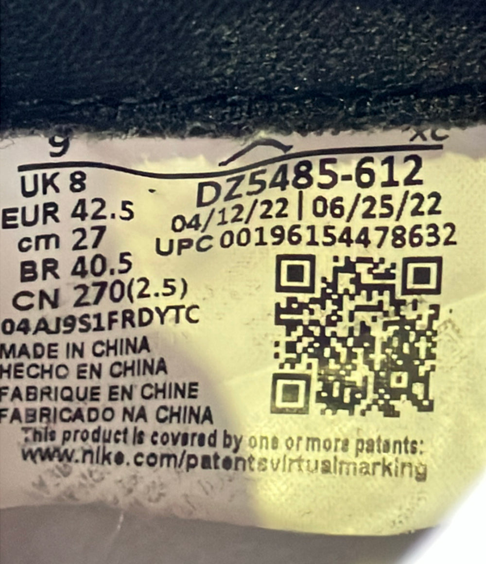 NIKE ハイカットスニーカー エア ジョーダン 1 レトロ HI OG DZ5485-612 メンズ SIZE 27.0 ナイキ