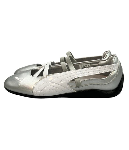 美品 PUMA フラットシューズ スピードキャット バレエ メタリック スニーカー 401581-01 レディース SIZE 23.5 (M) プーマ