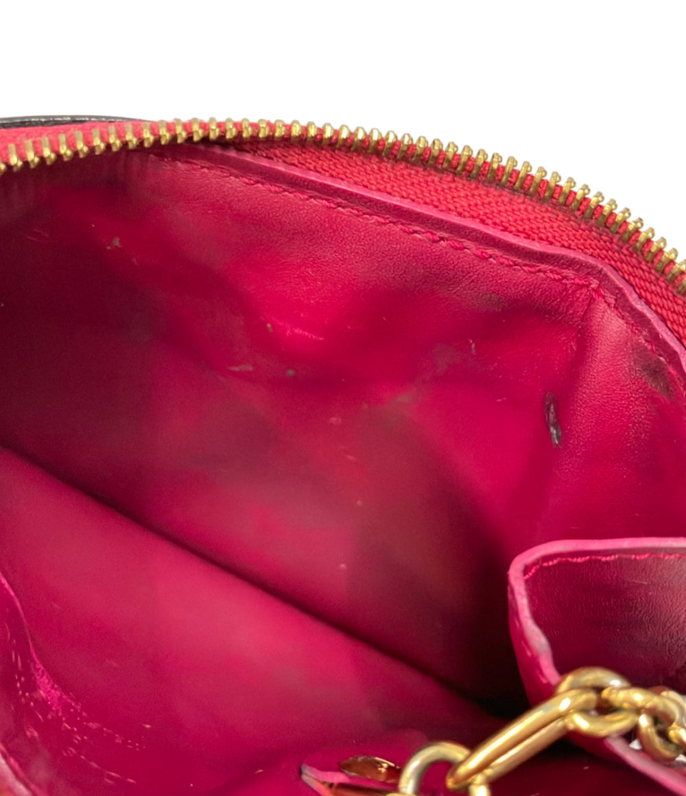 LOUIS VUITTON コインケース キーリング付き ポシェット クレ NM ヴェルニ M93559 レディース ルイ・ヴィトン