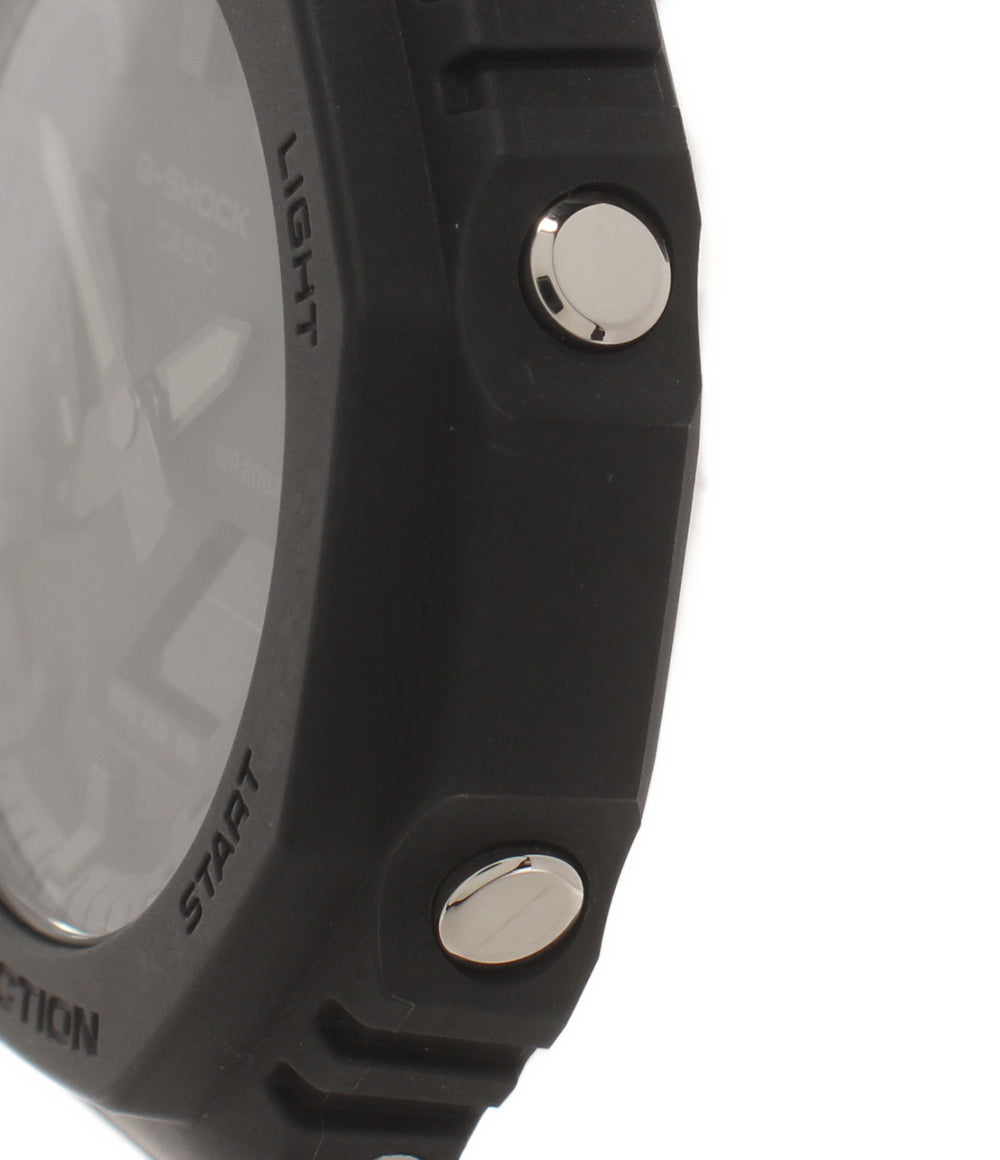 美品 CASIO 腕時計 G-SHOCK クオーツ ブラック GA-2100 メンズ カシオ