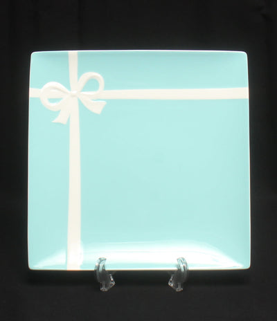 ティファニー  スクエアプレート 皿 24cm  ブルーボックス       Tiffany＆Co.