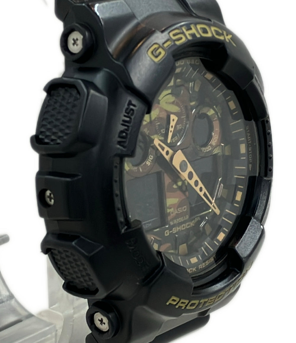 美品 CASIO 腕時計 G-SHOCK クオーツ GA-100CF メンズ カシオ
