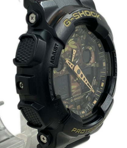 美品 CASIO 腕時計 G-SHOCK クオーツ GA-100CF メンズ カシオ