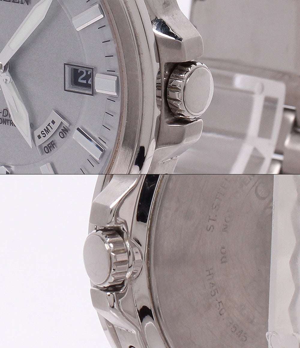 CITIZEN 腕時計 ソーラー電波 シルバー H145-S073545 メンズ シチズン