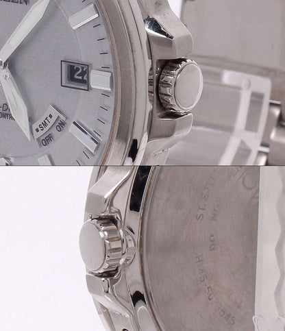 CITIZEN 腕時計 ソーラー電波 シルバー H145-S073545 メンズ シチズン