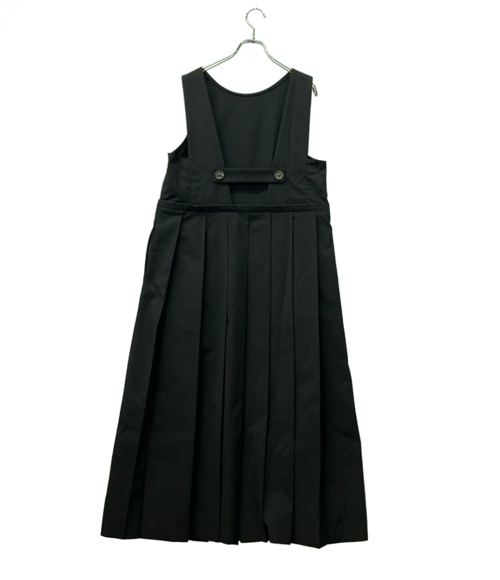 ENFOLD ノースリーブワンピース 21SS タスランカルゼ プリーツジャンパースカート 300ES333-1680 レディース SIZE 38 (S) エンフォルド