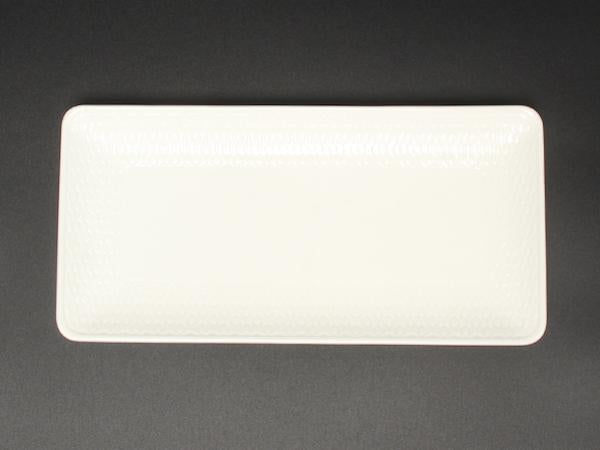 美品 WEDGWOOD ロングトレイ スクエアプレート 皿 21cm ジオ GIO ウエッジウッド