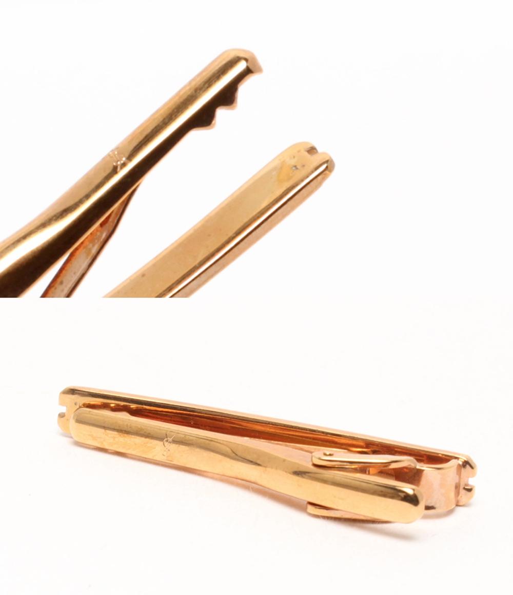 YVES SAINT LAURENT タイピン タイバー カフス ロゴ 4点セット メンズ イヴ・サンローラン