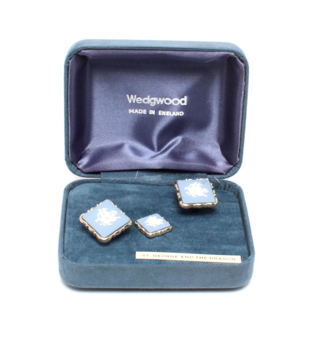 ウェッジウッド カフス タイピン 2点セット メンズ WEDGWOOD