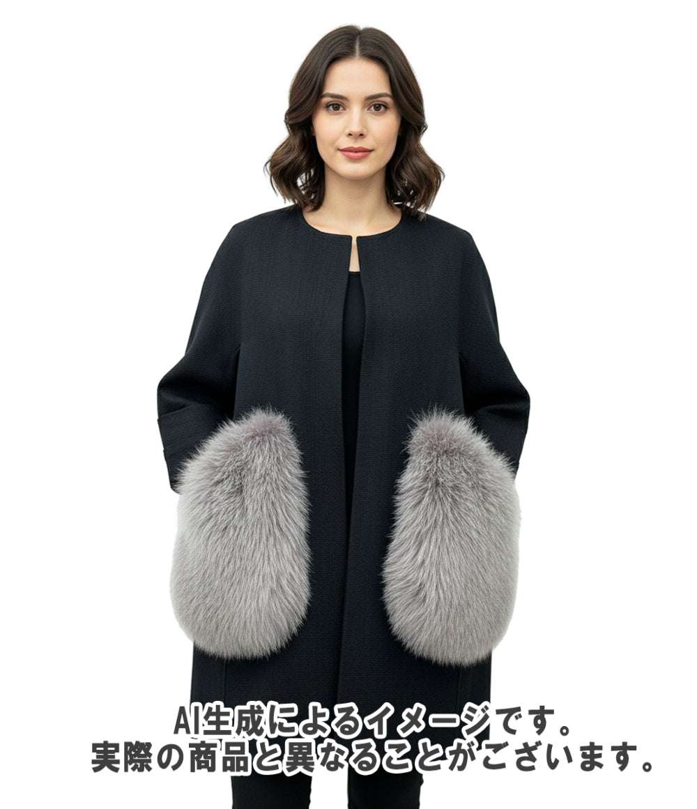 Drawer ノーカラーコート レディース SIZE 38 (S) ドゥロワー