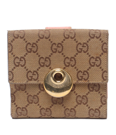 GUCCI Wホック二つ折り財布 GGキャンバス 120932 3731 レディース グッチ