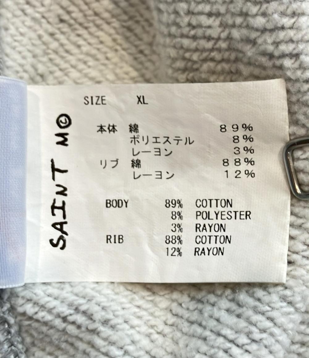 SAINT MICHAEL 長袖パーカー スウェット 23AW ロゴ HOODIE ARCH SAINT SM-A23-0000-031 メンズ SIZE XL セントマイケル