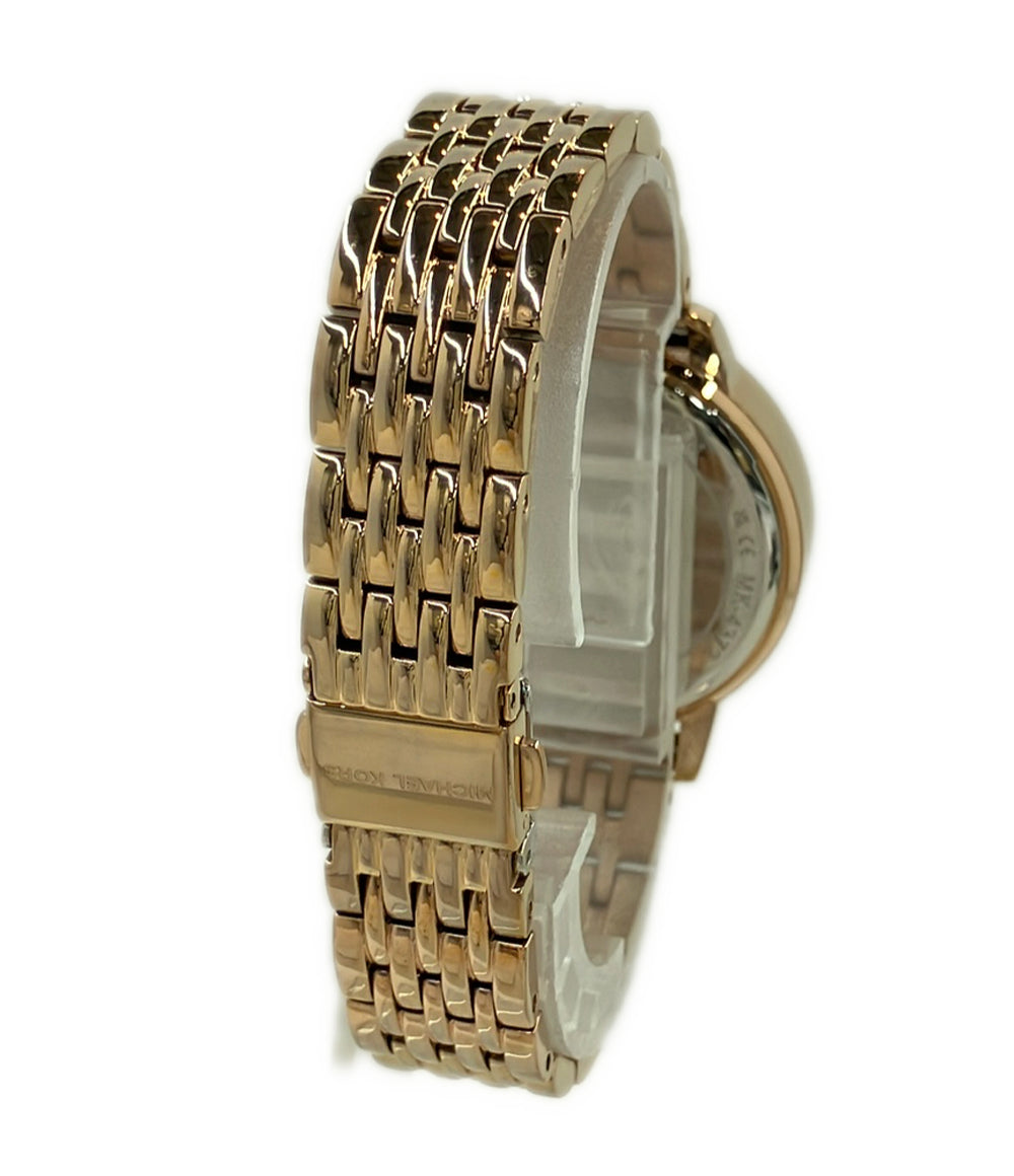 美品 MICHAEL KORS 腕時計 クオーツ ピンク系 MK-4372 レディース マイケルコース