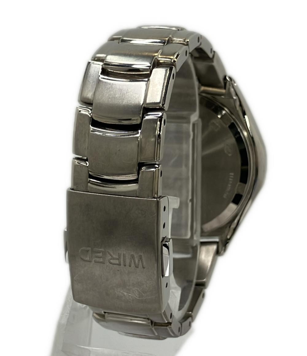 WIRED 腕時計 クオーツ レッド系 7T11-0AB0 メンズ ワイアード