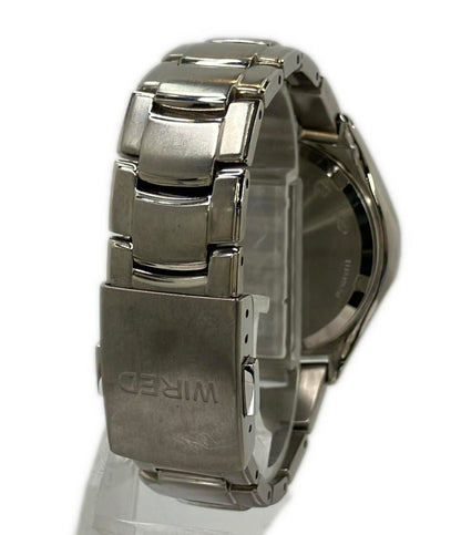 WIRED 腕時計 クオーツ レッド系 7T11-0AB0 メンズ ワイアード