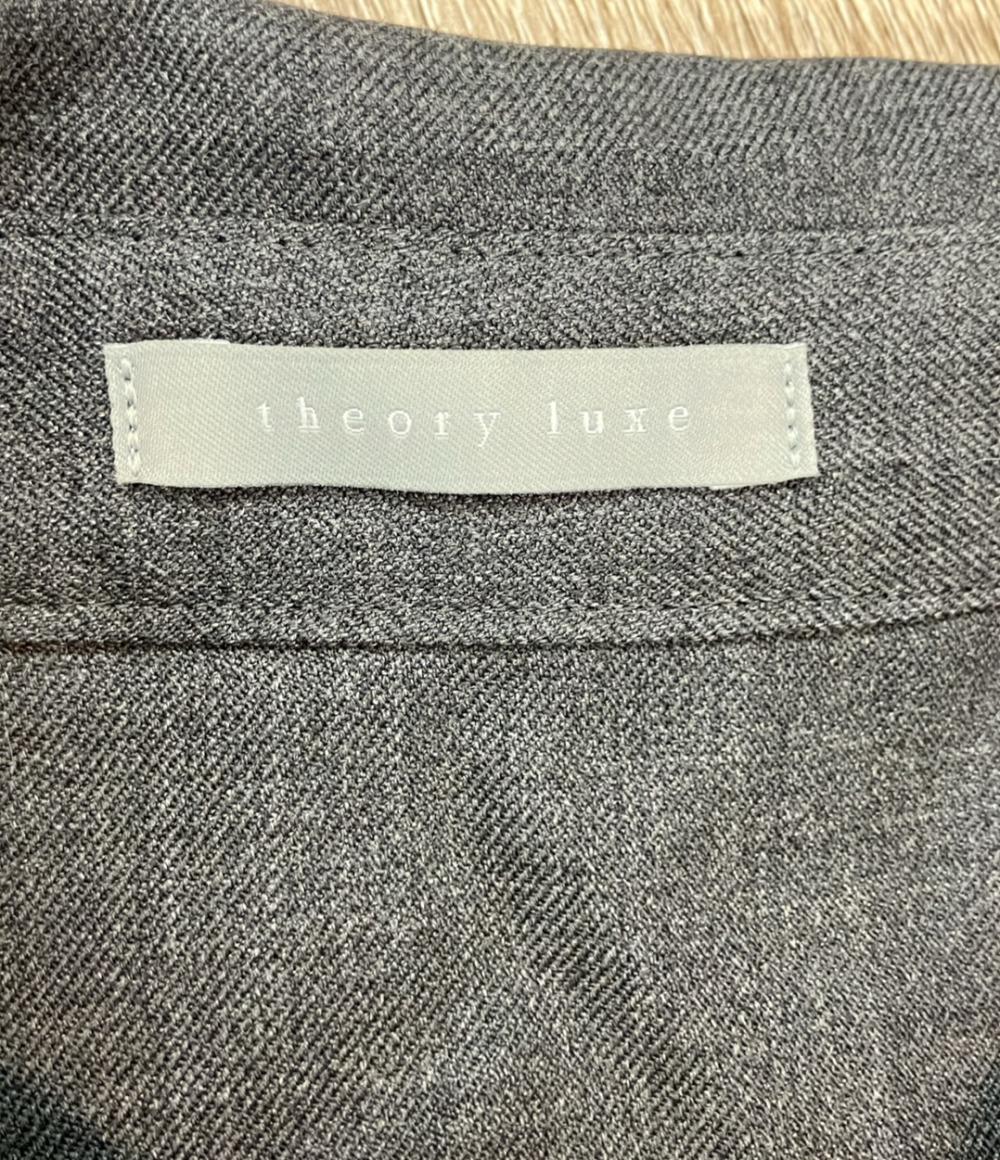 theory luxe 長袖ブラウス 25AW Suave Saxony Kallen Shirt 03-5408240-042-038 レディース SIZE 38 (M) セオリーリュクス