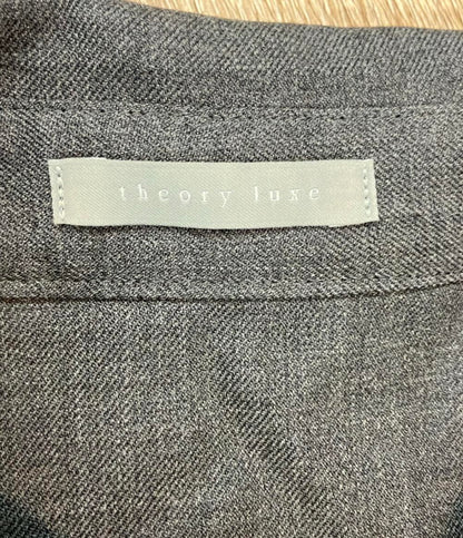 theory luxe 長袖ブラウス 25AW Suave Saxony Kallen Shirt 03-5408240-042-038 レディース SIZE 38 (M) セオリーリュクス