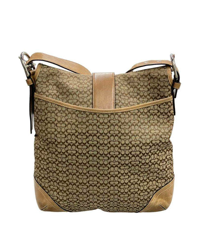 COACH ショルダーバッグ 斜め掛け キャンバス ミニシグネチャー 6377 レディース コーチ