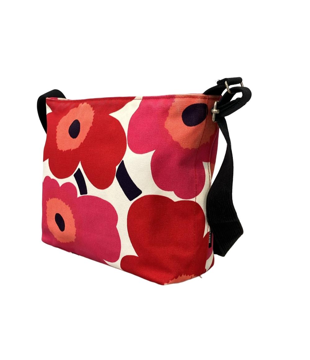 marimekko ショルダーバッグ 斜め掛け 花柄 レディース マリメッコ