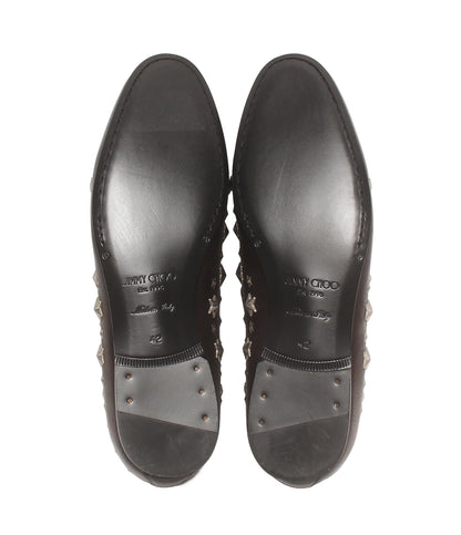 美品 Jimmy Choo レザースリッポン スタッズ メンズ SIZE 42 ジミーチュウ
