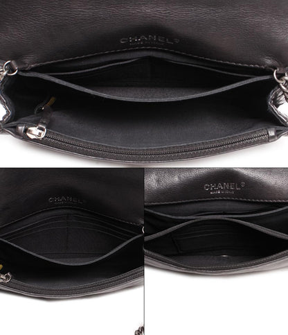シャネル レザー ショルダーバッグ シルバー金具 ボーイシャネル レディース CHANEL
