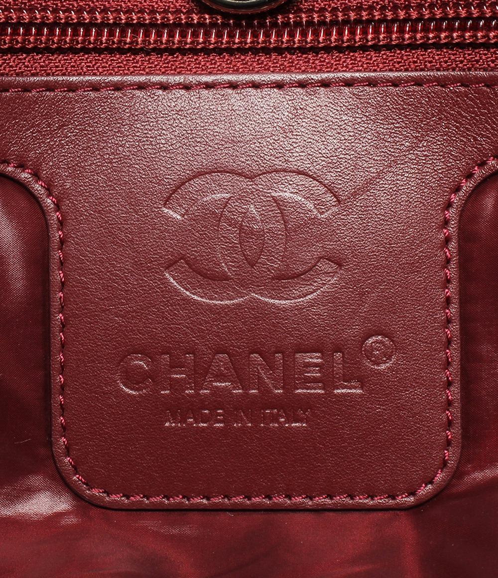 美品 CHANEL トートバッグ シルバー金具 コココクーン スモール レディース シャネル