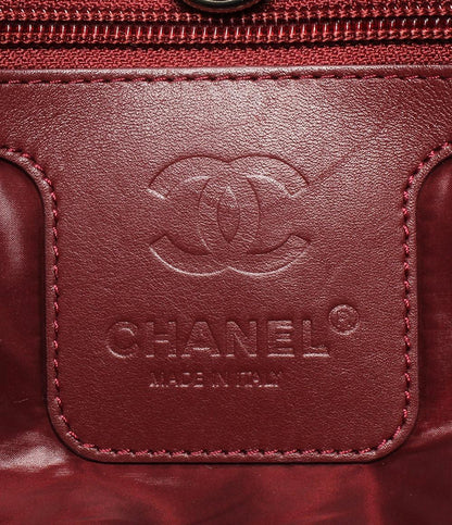 美品 CHANEL トートバッグ シルバー金具 コココクーン スモール レディース シャネル