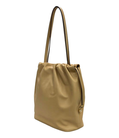 美品 コーチ トートバッグ フェイ ドローストリング  レザー CV947 レディース COACH