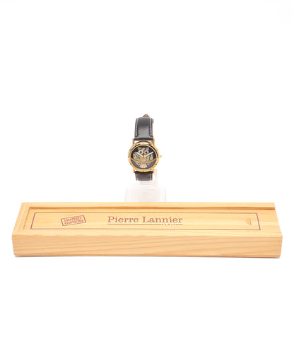 Pierre Lannier. 腕時計 フクロウ クオーツ ブラック 065.964 レディース メンズ ピエールラニエ