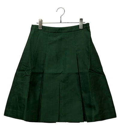 PRADA プリーツフレアスカート グリーンカラー 2017年 レディース SIZE 38 (M) プラダ