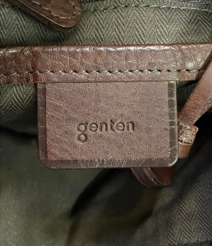 美品 ゲンテン 2wayハンドバッグ ショルダーバッグ 斜め掛け ピコエランテ レディース genten