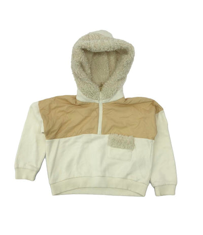 美品 モンクレール ハーフジップボアパーカー キッズ SIZE 6A MONCLER