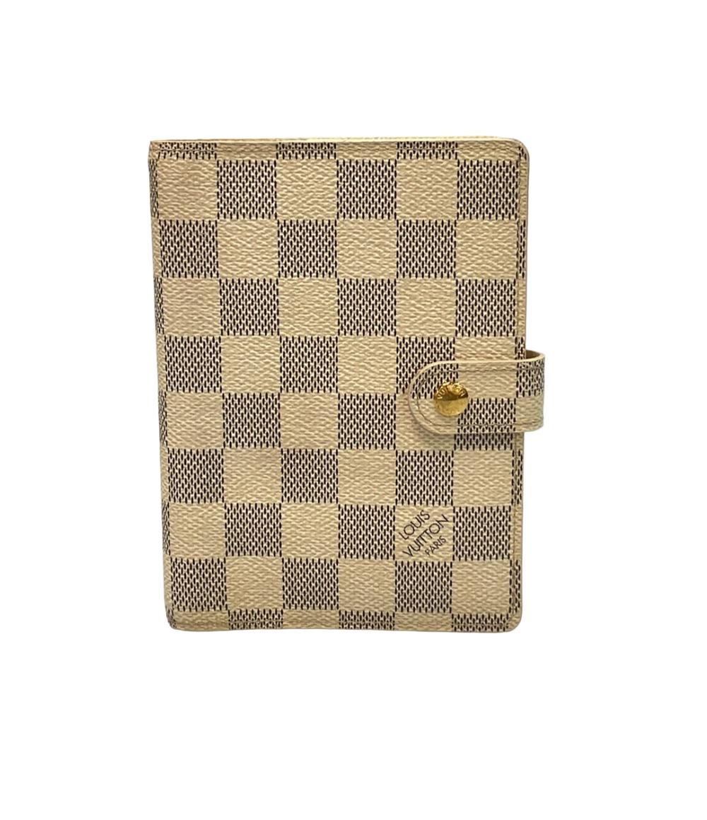 訳あり LOUIS VUITTON 手帳カバー アジェンダPM ダミエグラファイト R20706 レディース メンズ ルイ・ヴィトン