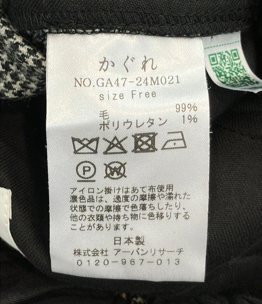 kagure ロングパンツ 千鳥柄 メンズ SIZE F (M) カグレ
