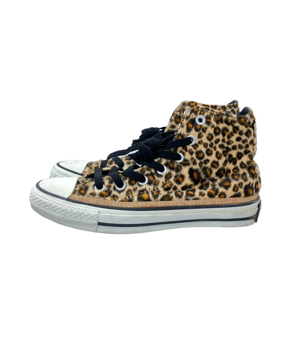 CONVERSE ハイカットスニーカー ヒョウ柄 レディース SIZE 23.5 コンバース