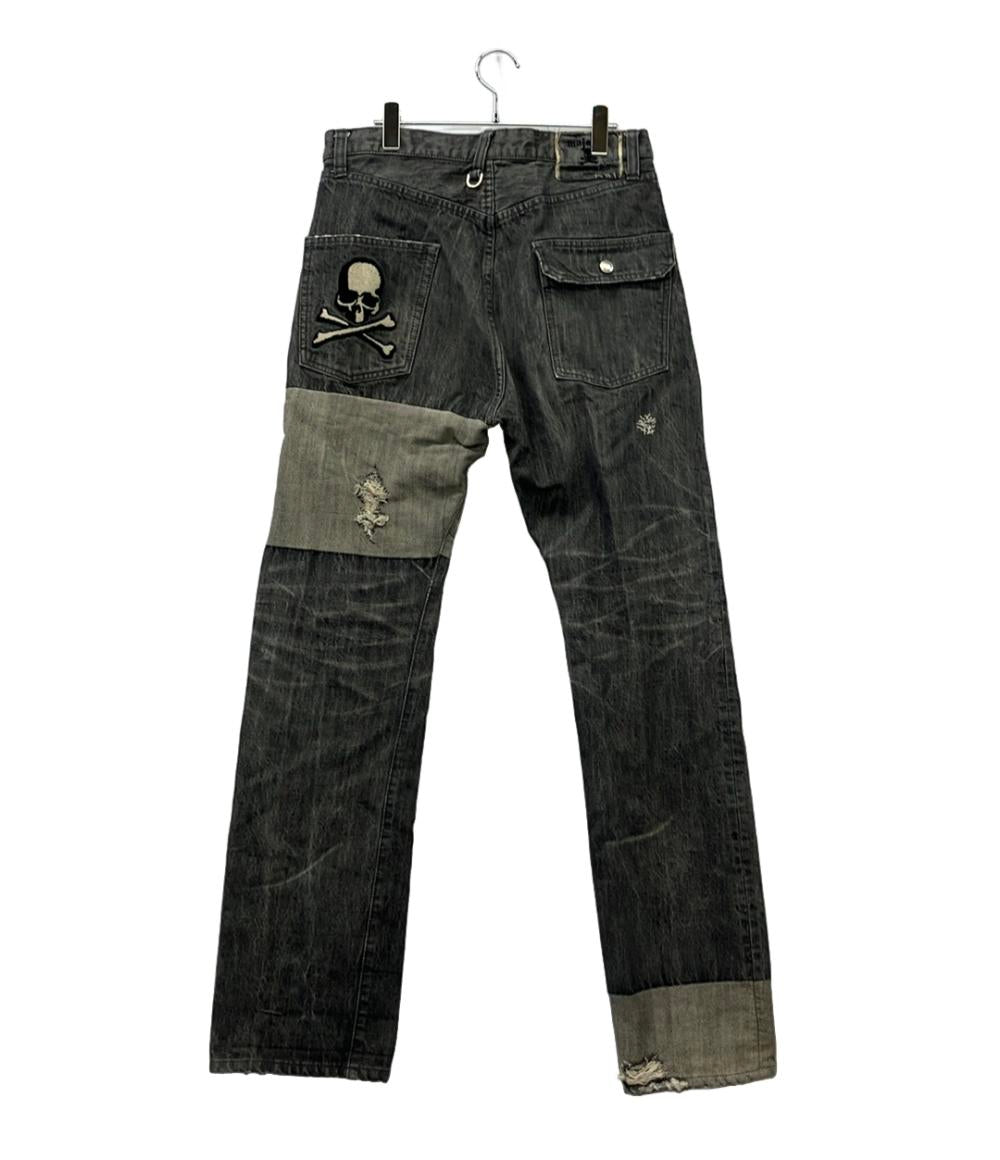 mastermind JAPAN デニムパンツ ダメージ加工 クラッシュ MT-PA01-00-D メンズ SIZE M マスターマインドジャパン