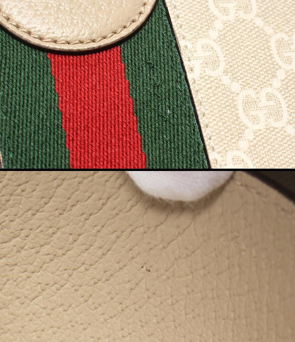 美品 GUCCI ショルダーバッグ 斜め掛け オフディア GGスプリーム 499621 486628 レディース グッチ