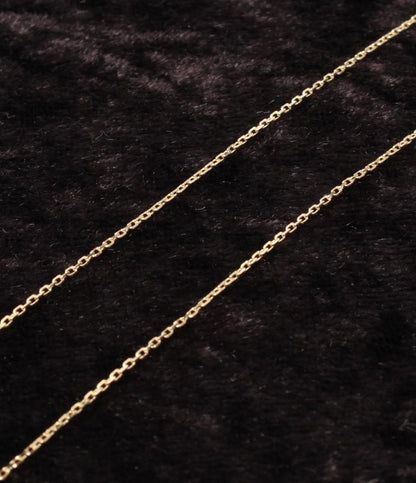 美品 agete ネックレス K10 ダイヤ 0.03ct レディース アガット