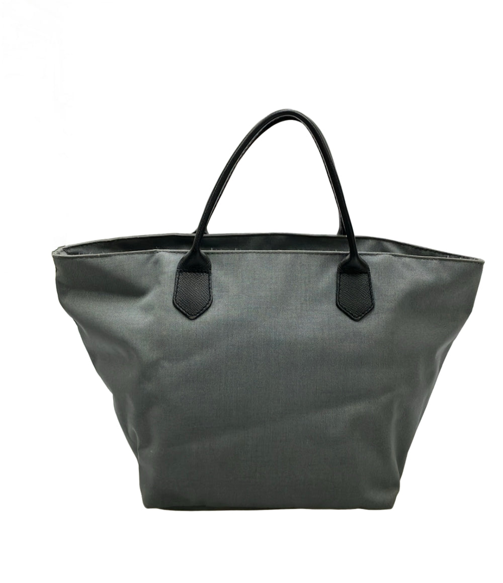 本日限定価格　未開封　エルベシャプリエグレー ハンドバッグ 未使用 Herve Chapelier ハンドバッグ レザー ナイロン レディース エルベ