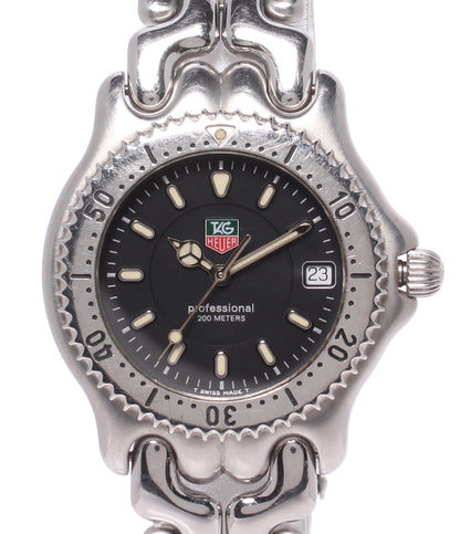 TAG HEUER 腕時計 セル S/el プロフェッショナル 200M クオーツ ブラック WG1114-K0 メンズ タグホイヤー