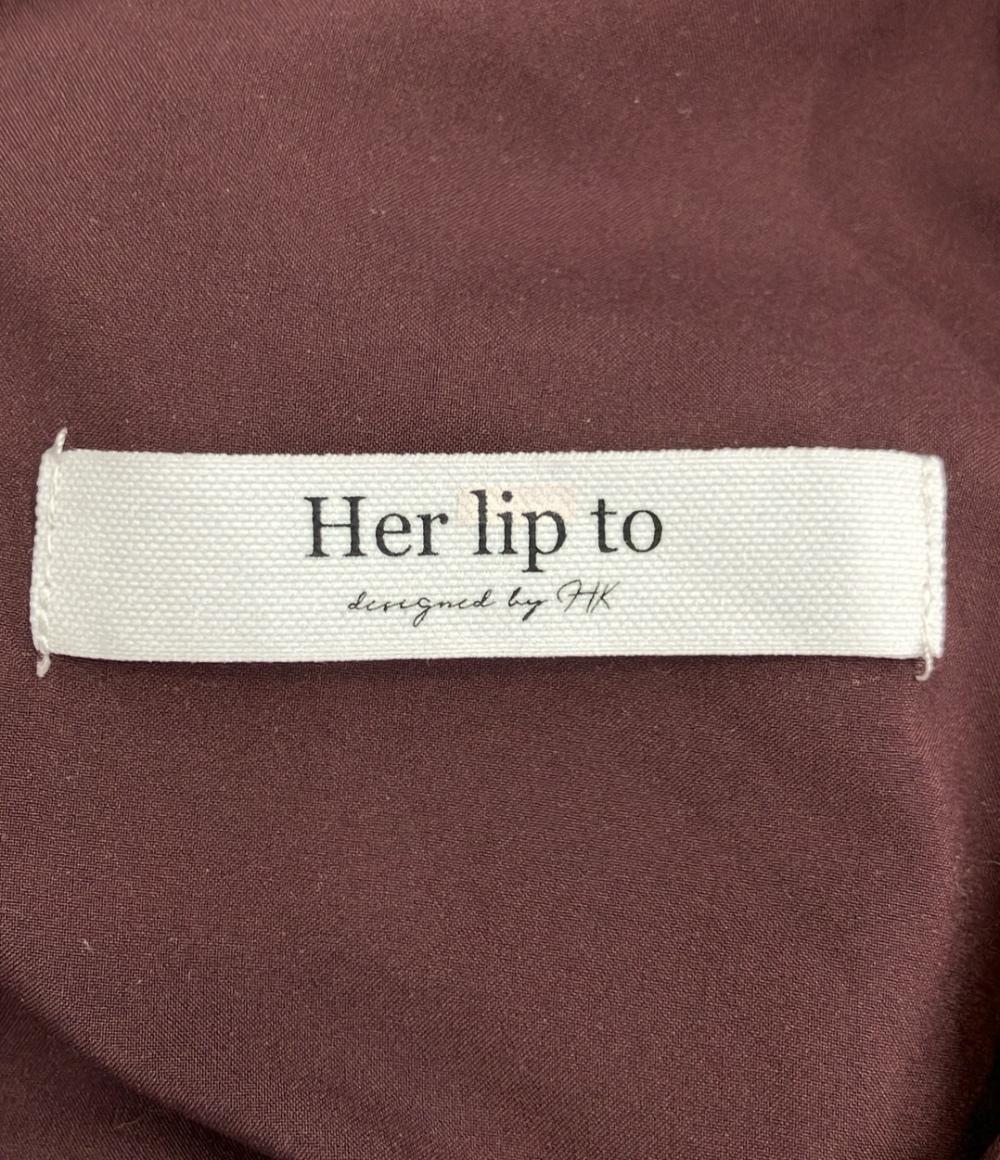 ハーリップトゥ ノースリーブワンピース レディース SIZE S Her lip to